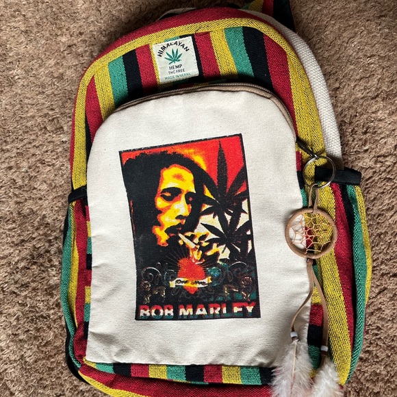 Bob Marley Rasta Backpack - Picture 1 of 4